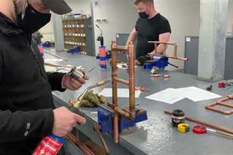 Pipe Skills on our Introduction to Plumbing Courses!