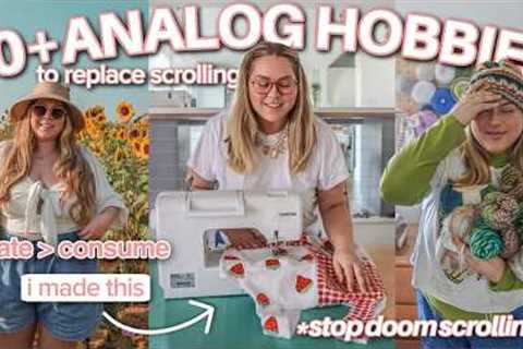 40+ HOBBIES TO START IN 2026 🎀🧶🎨 | go analog, stop scrolling + be more creative &amp;..