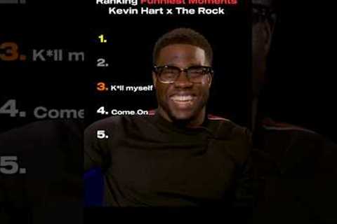 Ranking Funniest Moments Kevin Hart and The Rock