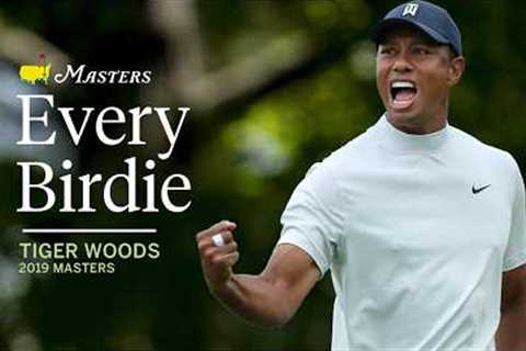 Every Tiger Woods Birdie from the 2019 Masters