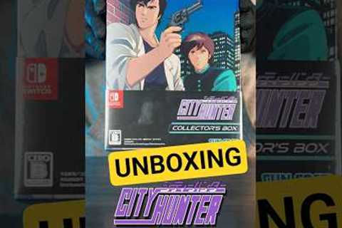 Nintendo Switch Game City Hunter Collector's Edition UNBOXING