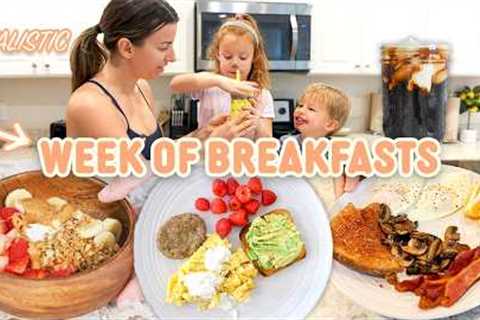 What I ACTUALLY Feed My Kids for Breakfast | Easy + Healthy Morning Ideas