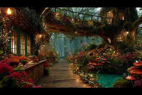 Enchanted Forest Hideaway | Soft Magical Music Fall into Deep Sleep, Reduce Stress, Beat Insomnia