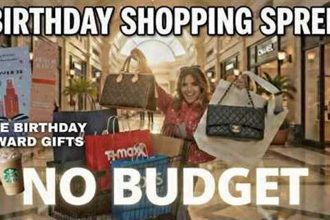 NO BUDGET BIRTHDAY SHOPPING SPREE at TJ Maxx, Ross, Sephora &amp; More!