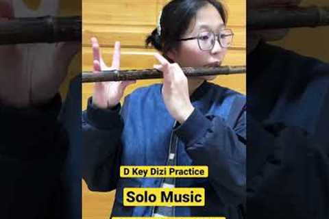 D Key Dizi Flute Practice Solo Music ,do you like this melody? #diziflute #dizi #chineseflutesong