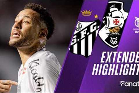 Santos vs Vasco da Gama 2-1 | Game Highlights | #Brasileirao2026