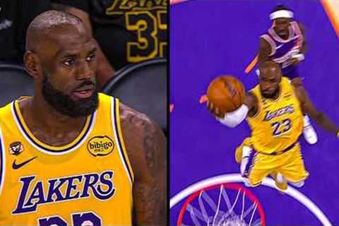 LeBron James BLOWS a Wide-Open Layup 😬