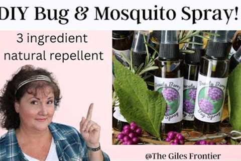 Best DIY mosquito spray | Homemade bug spray | How to Make Beautyberry insect repellent spray |