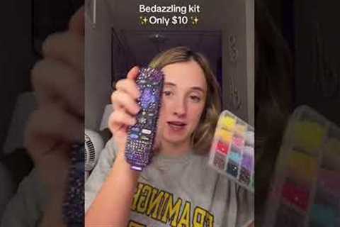 I love my bedazzling kit ##bedazzling##hobbies##girlthings