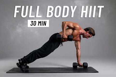 30 Min Full Body Dumbbell HIIT Workout - Strength Training & Fat Burn at Home