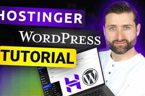 Hostinger WordPress Tutorial for Beginners | Step-by-Step Guide!