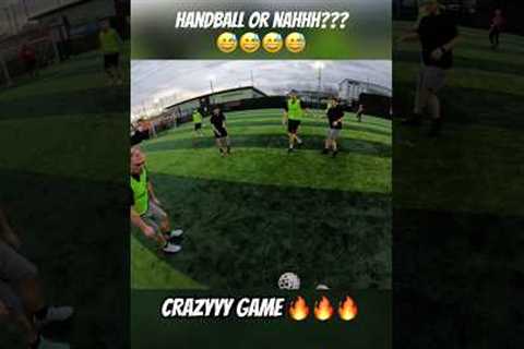 THIS MIGHT HAVE BEEN HANDBALL 🤣🤣🤣 #football #viral #funny #gopro #soccer #pov #shorts #sports