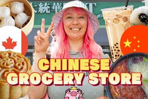 Shopping in a HUGE Chinese Grocery Store  👑🐷  T&amp;T Supermarket