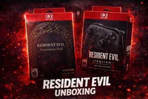 Resident Evil Generation Pack Unboxing 🧟 Switch 2 Edition &amp; RE Pro Controller