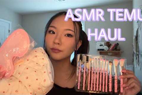 ASMR- TEMU haul/unboxing relaxing products