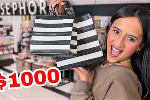 *NO BUDGET* Sephora Shopping Spree Makeover!