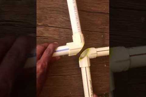 plumber pvc pipe fix repair hacks #plumbing #repair #hacks