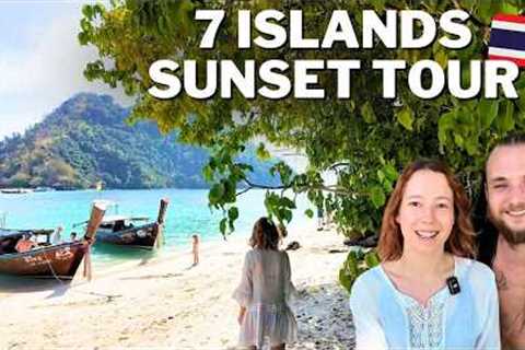 Krabi Island Hopping Tour🏝️|| 7 islands sunset boat trip with bioluminescent plankton 🌌