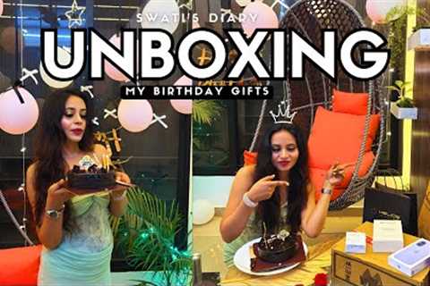 BIRTHDAY GIFTS UNBOXING VLOG 😍🎁 | I was NOT expecting that last gift 😱 ✨️ | Birthday Haul 