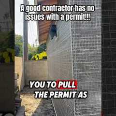Have you owners experience this?! #construction #renovation #contractors #permits