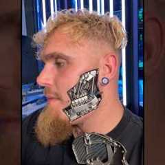 Jake Paul New Robotic Jaw After Joshua Fight 😱 #viral #jakepaul #funny #boxing