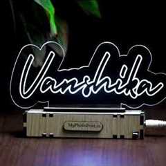 Personalized Name Acrylic 3d Illusion Led Lamp | Couple Name Gifts | Photo Gifts | Photo Gift Ideas
