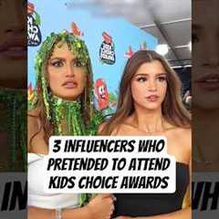 3 Influencers Who Pretended To Go To The Kid's Choice Awards! Brooke Monk Or Natalie Reynolds?