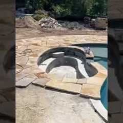 Unique Pool Design and Deck | Big Rock Premium Landscaping And Design