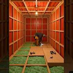 Building Secret Underground Room From Shipping Container 🛠️