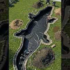 Crocodile-Shaped Pool | Architectural Landscape Build 🐊
