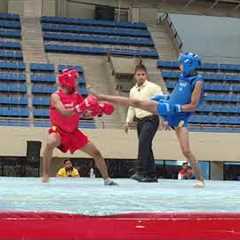 45 kg National wushu fight Manipur Red 🔴  🥊🥊