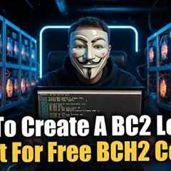 Free Crypto Alert: Set Up Your BC2 Legacy Wallet