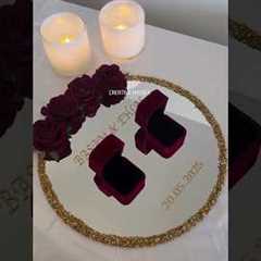 Customise Engagement Ring Tray #customized #gift #foryou #wedding #diy #weddingfavors #craft