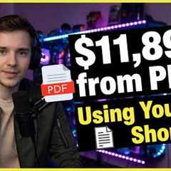 I Made $11,890 Selling PDFs With YouTube Shorts