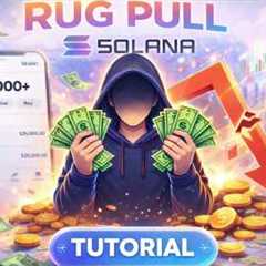 Rug Pull : How to Launch Solana Meme Coin with Rug Pull Method 2026