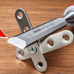 The World’s Sharpest Chisel! Easy Way To Sharpen Chisels To Razor Sharp Perfection