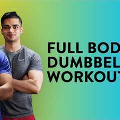 FULL BODY DUMBBELLS WORKOUT | Dumbbell Workout For Beginners At Home | HIIT | Cult Fit | CureFit