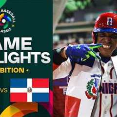Tigers vs. Dominican Republic 2026 World Baseball Classic | Exhibition Game Highlights