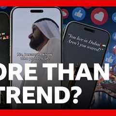 What’s REALLY behind identical posts from Dubai influencers? | BBC News