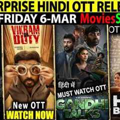SURPRISE FRI 6-MAR New Hindi OTT Release l GandhiTalks-RajaSaab-Laalo-WithLove-CrimeMoviesSeries