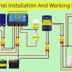 Solar System Off Grid Wiring Diagram | Solar System Installation
