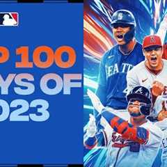The Top 100 Plays of 2023! | MLB Highlights
