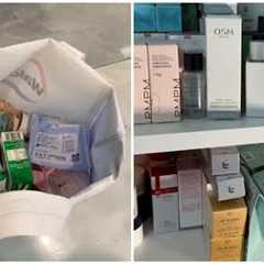 Asmr Unboxing Sound! Aahan Asmr #asmrsounds #unpacking #cosmetics #unboxing #skincare episode 321