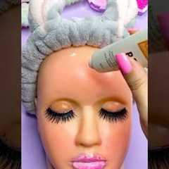 ASMR Satisfying with Unboxing & Review Makeup cream Mannequin Skincare Sounds Video Fast No..