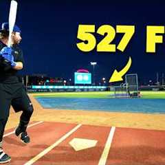 Trying to Break the Longest Home Run Ever Measured (527 FT)