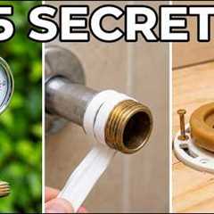 15 Plumbing SECRETS That Will Save You THOUSANDS!