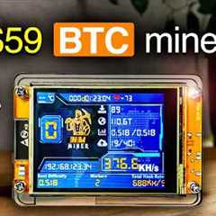 BUDGET Home Miner for Solo BITCOIN Mining!