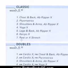 {P90X Workout Schedule} Walk Through - How Does P90X Work?