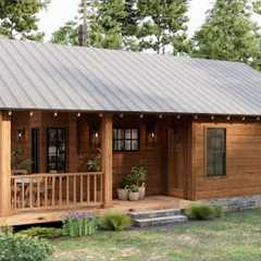 29'x26' (9x8m)  STUNNING Cabin Design: Embracing Simple and Complete Living