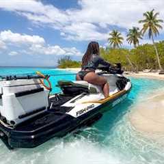 Island Hopping And Exploring On My SeaDoo Fish Pro!